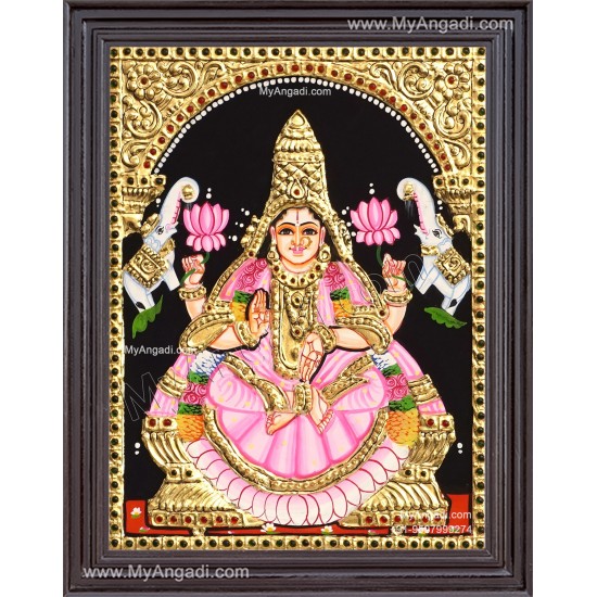 Gaja Lakshmi Tanjore Paintings