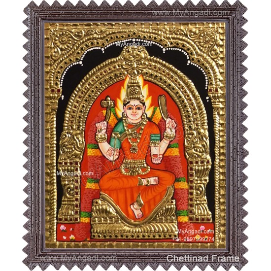 Angala Amman Tanjore Painting