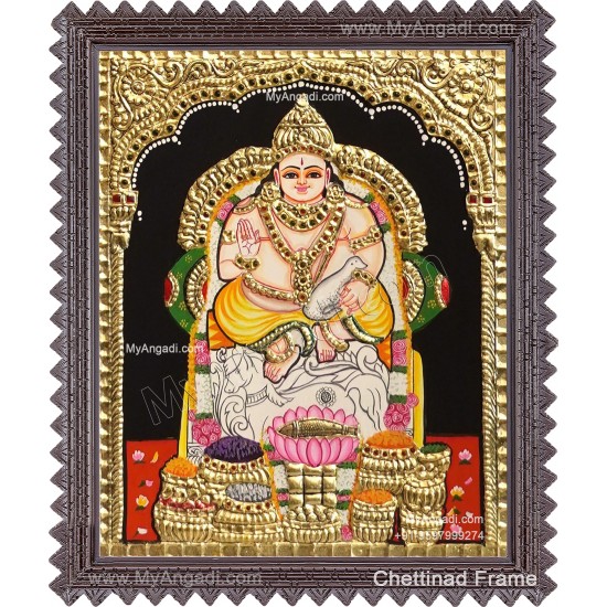 Kuberar Tanjore Painting Kuberar Tanjore Painting