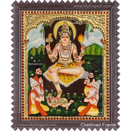 Dakshinamurthi Tanjore Painting
