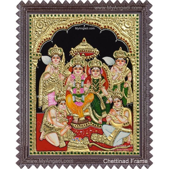 Ram Darbar Tanjore Painting Ram Darbar Tanjore Painting