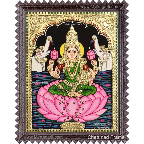 Gaja Lakshmi Tanjore Paintings