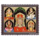 5 God - Ganesha, Lakshmi, Saraswathi, Balaji, Murugan Tanjore Paintings