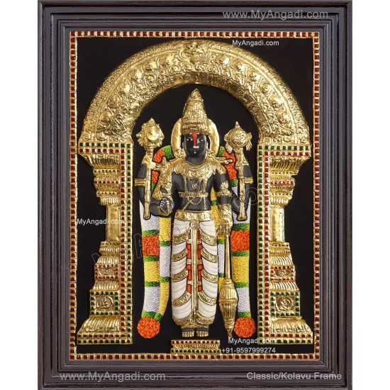 Chenna Keshava 3D Tanjore Painting Chenna Keshava 3D Tanjore Painting