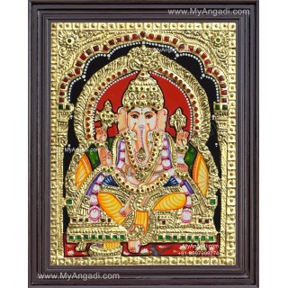Ganesha  Tanjore Paintings