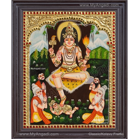 Dakshinamurthi Tanjore Painting