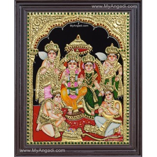 Ram Darbar Tanjore Painting