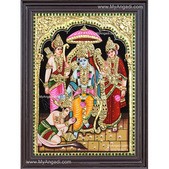 Ram Darbar Tanjore Painting Ram Darbar Tanjore Painting