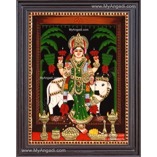 Graha Lakshmi Tanjore Painting