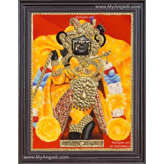 Shri radha raman tanjore painting