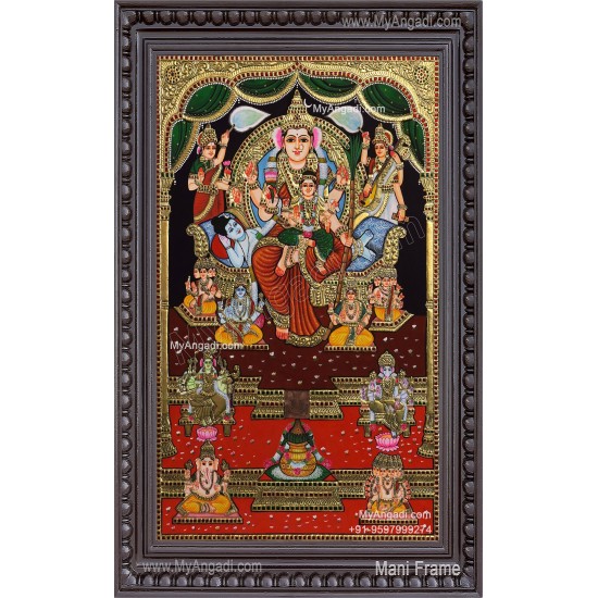 Raja Rajeshwari Tanjore Painting