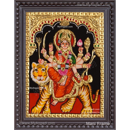 Durga Devi Tanjore Painting