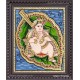 Alilai Krishna Tanjore Painting Alilai Krishna Tanjore Painting