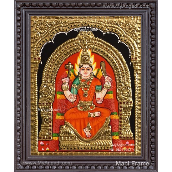 Angala Amman Tanjore Painting
