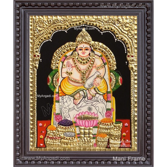 Kuberar Tanjore Painting Kuberar Tanjore Painting