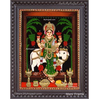 Graha Lakshmi Tanjore Painting Graha Lakshmi Tanjore Painting