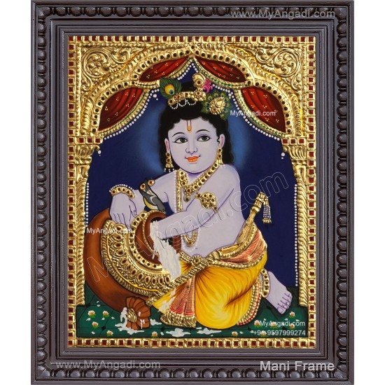 Butter Krishna Tanjore Paintings Butter Krishna Tanjore Paintings