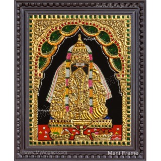 Pillaiyarpatti karpaga Vinayagar Tanjore Painting