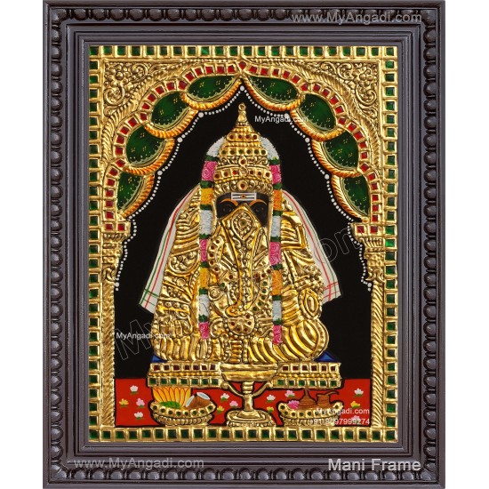 Pillaiyarpatti karpaga Vinayagar Tanjore Painting