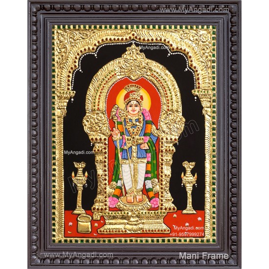 Raja Alangara Murugan Tanjore Painting