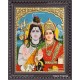 Siva Parvathi Tanjore Painting