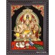 Siva Kudumbam Tanjore Painting