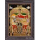 Ranganathar with Sri Devi and Bhu Devi Tanjore Painting