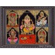 5 God Balaji Lakshmi Murugan Ganesha Saraswathi Tanjore Painting