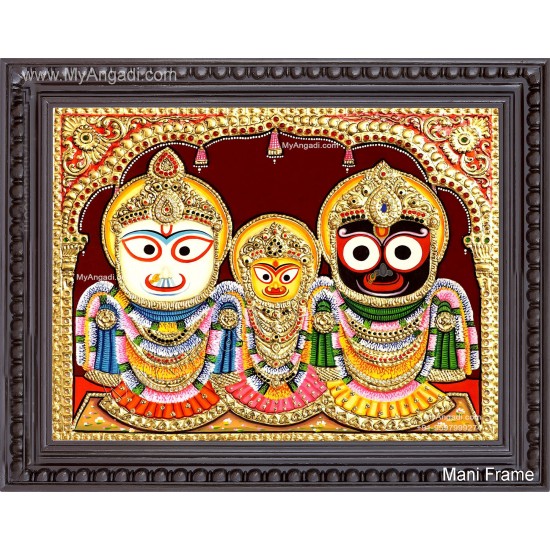 Jagannathar - Tanjore Painting Jagannathar - Tanjore Painting