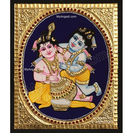 Krishna balaraman Tanjore Paintings Krishna balaraman Tanjore Paintings