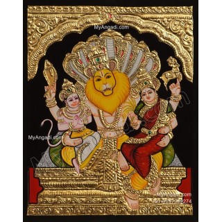  Lakshmi Narasimhar Tanjore Painting