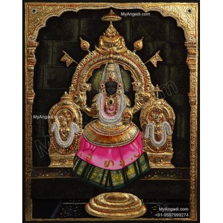 Narayani Bhagavathi Amman Tanjore Painting