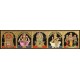 5 Panel  Tanjore Painting