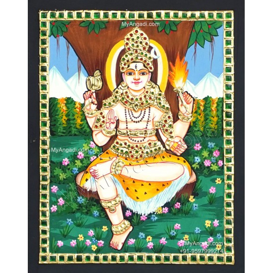 Dakshinamoorthi Tanjore Painting