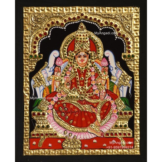 Gaja Lakshmi Tanjore Paintings