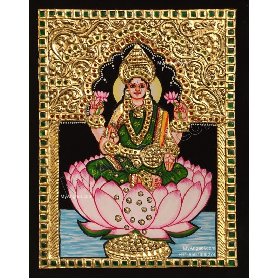 Dhana Lakshmi Tanjore Painting