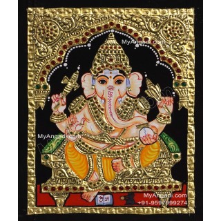 Ganesh  Tanjore Paintings