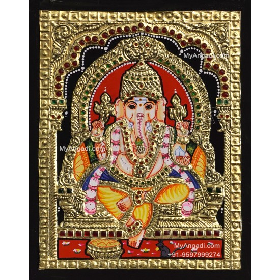 Vinayagar  Tanjore  Paintings