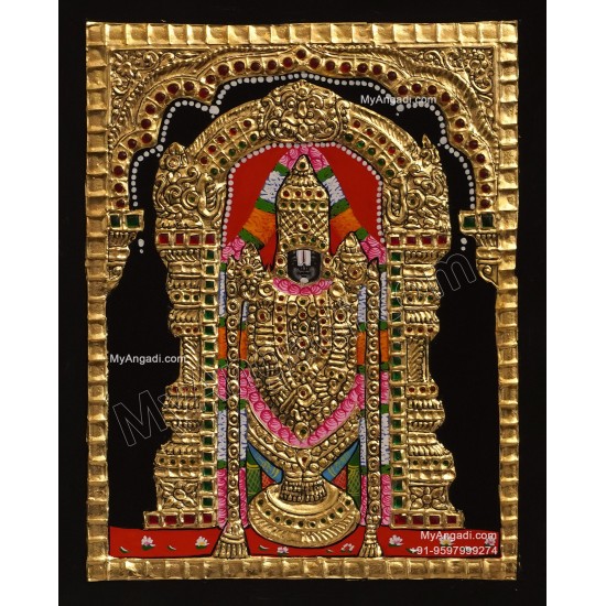 Venkateshwara  Tanjore Painting