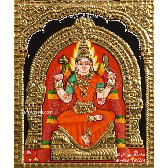 Angala Amman Tanjore Painting