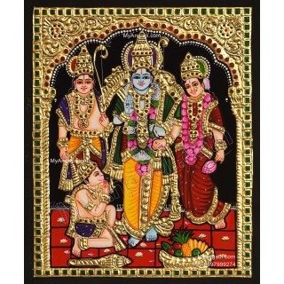 Ram Darbar Tanjore Painting