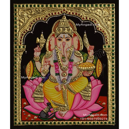 Ganesha  Tanjore Paintings