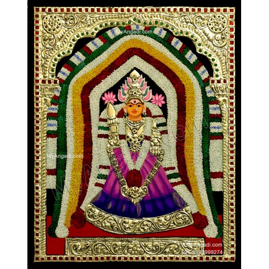 Veeramatchi Amman Tanjore Painting Veeramatchi Amman Tanjore Painting