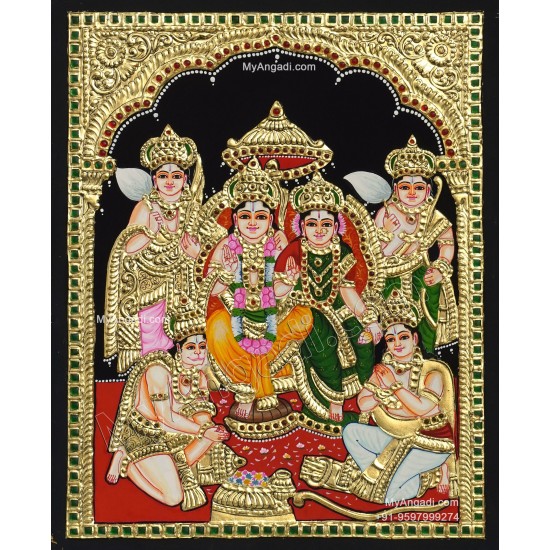 Ram Darbar Tanjore Painting Ram Darbar Tanjore Painting