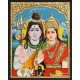 Siva Parvathi Tanjore Painting