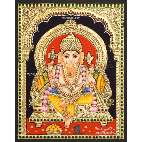 Ganesha  Tanjore Paintings
