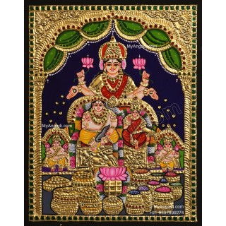 Kubera Lakshmi Tanjore Paintings Kubera Lakshmi Tanjore Paintings