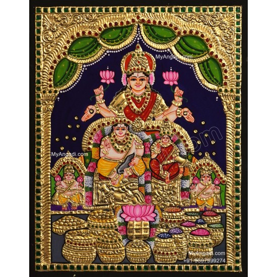 Kubera Lakshmi Tanjore Paintings