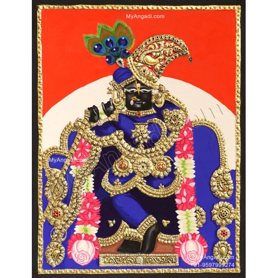 Shri Radha Raman Tanjore Painting