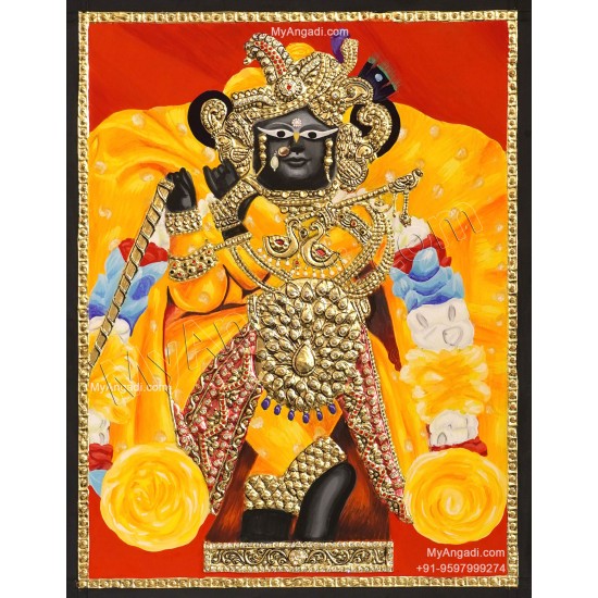 Shri radha raman tanjore painting